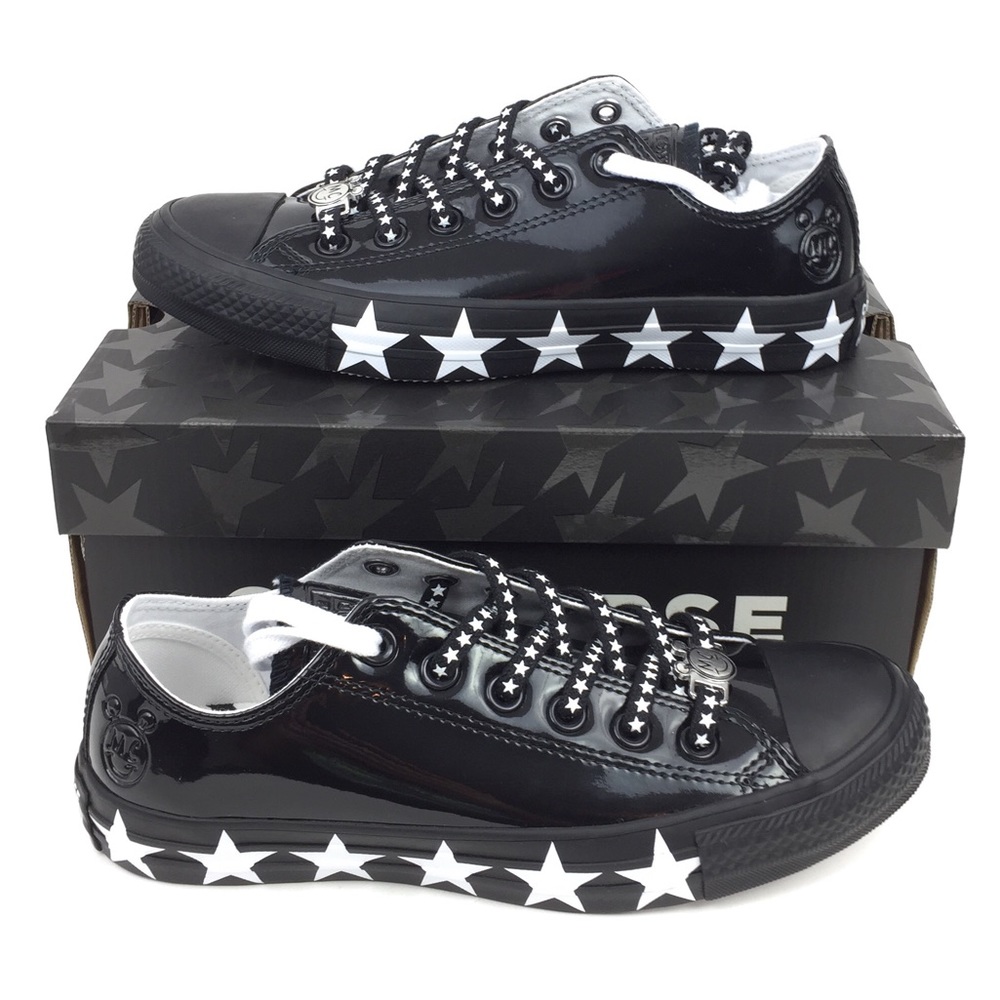 NEW Converse CTAS Ox Black Miley Cyrus Shoes Black